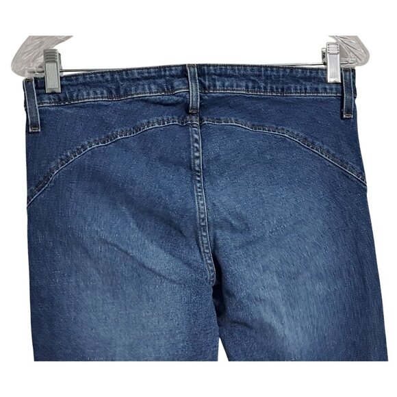 Y2K Mossimo Red Tab Low Rise Flare Jeans Stretch Size 11 Vintage - Picture 7 of 11